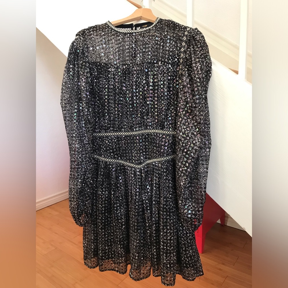 Maje Sequin Dress